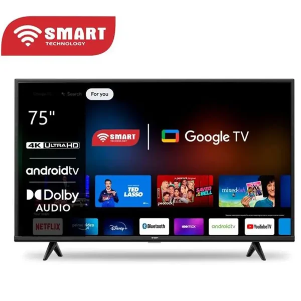 Tv Smart Technology 75" HD Google, Smart Tv – Image 2